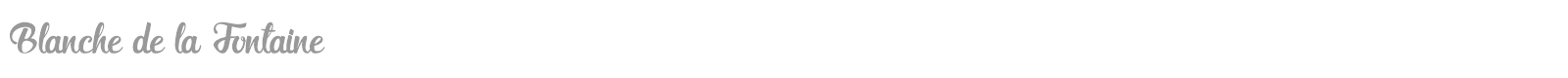 Blanche De Laaine font preview